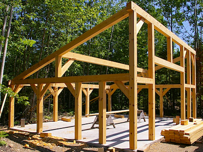 Timber frame Barn